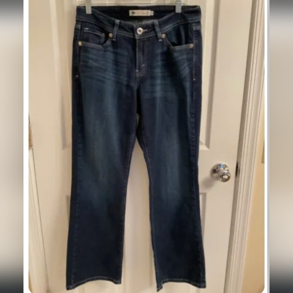 Levis Jeans Womens 10 Blue Denim Pants 529 Curvy Boot Cut Red Tab - Picture 4 of 4